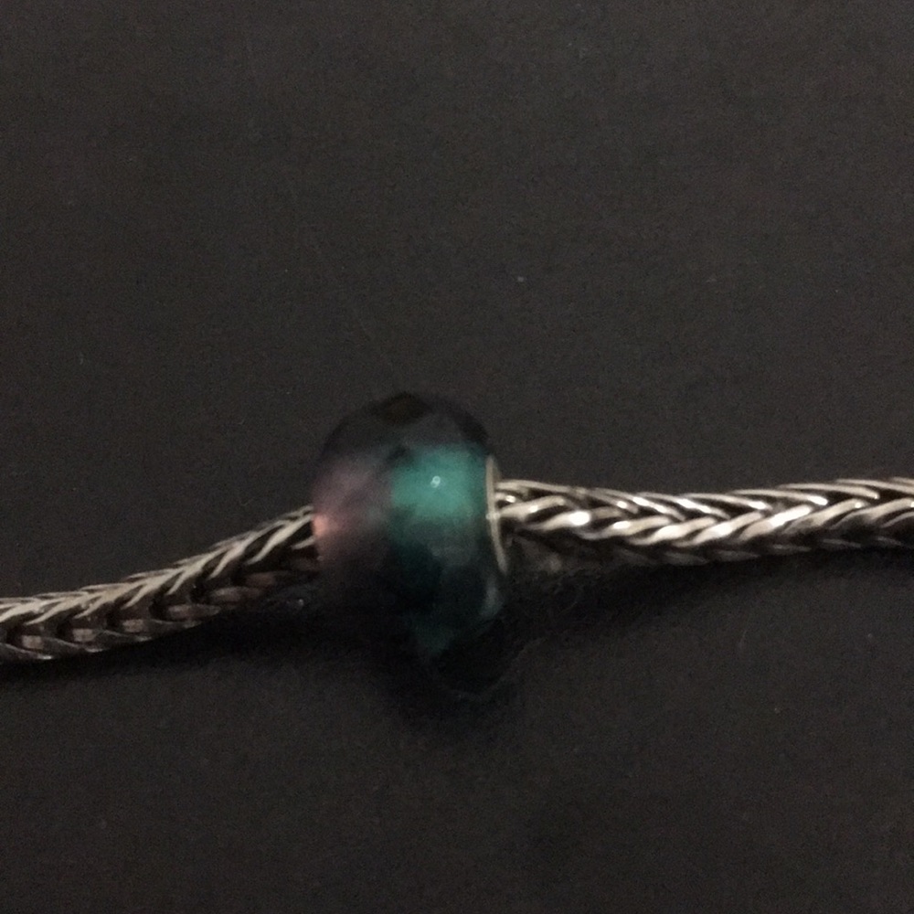 Trollbeads Turquoise Prism Bead (retired)